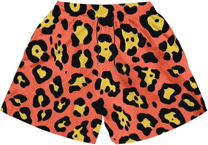 Fashion Funny Animal Printing Swim Trunks 5 inch Inseam Quick Dry Active Board Shorts for Men