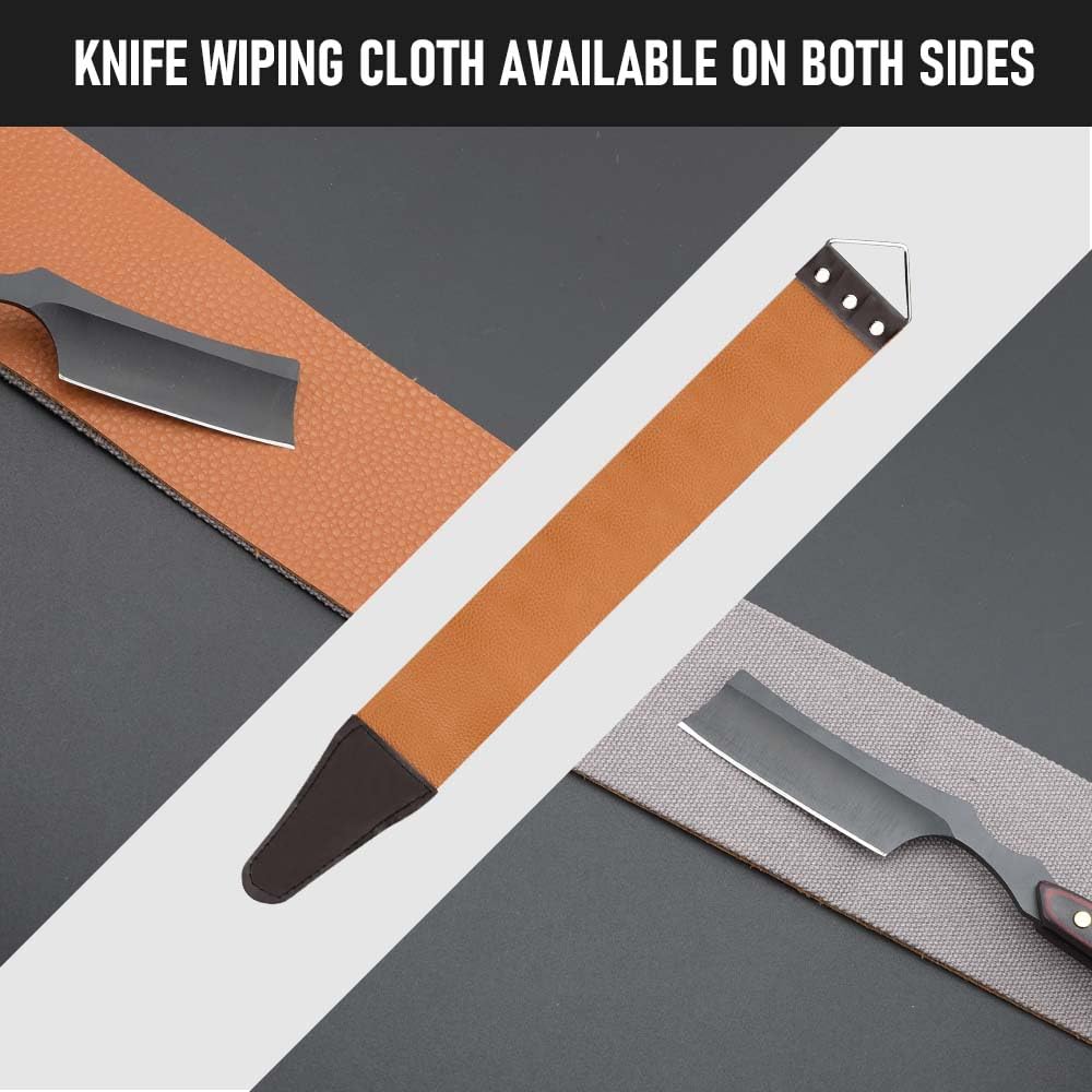 Straight razors for men,Straight Edge Barber Razor Premium Stainless Steel Shaver Razor with Shaving Strop for Men Home (NO.186-1)