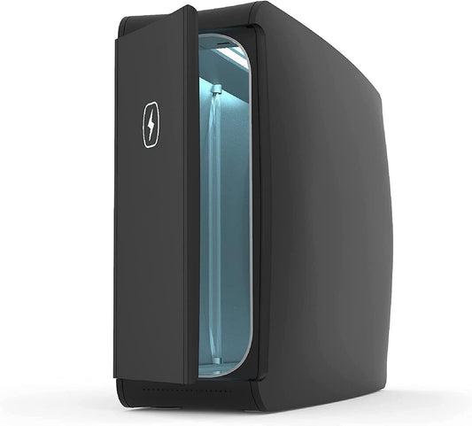 PhoneSoap XL (HomeSoap) UV Llight Sanitizer | 360° UV Sanitizing Box & Charger | Large Capacity | Sanitizes Tablets, Baby Bottles, Remotes, Toys & More (Black)