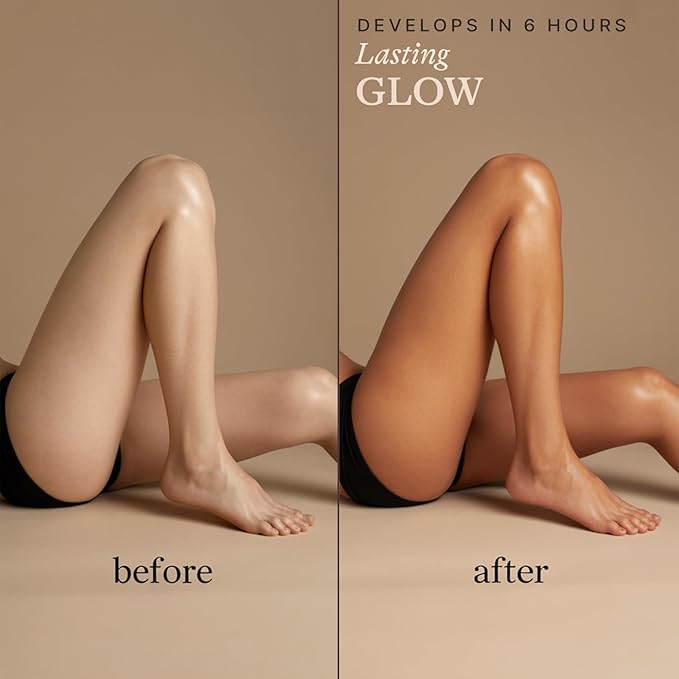 Self Tanner Mousse - USA Made with Natural & Organic Ingredients, Self Tanning Mousse Foam for Ultra Dark Fake Tan, Non Toxic Sunless Tanner for Darkest Streak Free Finish & Natural Looking Tan