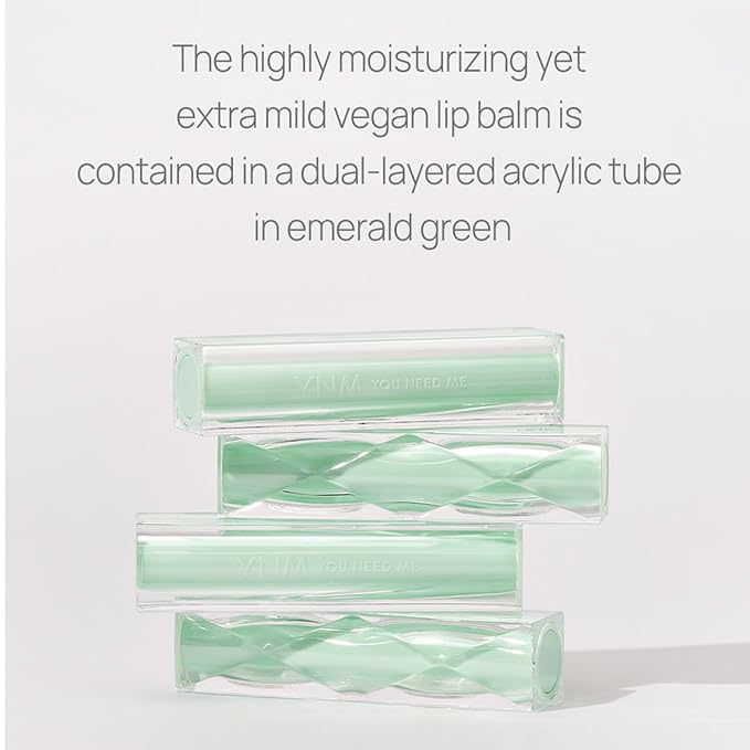 YNM Fresh Green Lip Balm 4g, Certified Vegan, Non-Sticky Sleep Lip Mask, k-beauty, Made in Korea, Irrtation index of 0.000, Super centella complex, Centella asiatica extract