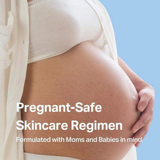 Y'OUR Non-Toxic, Pregnancy-Safe Skincare Set – 3-Step System with Cleanser, Day Cream & Night Cream – Soothing & Rejuvenating – Gentle and Non-Comedogenic Formula.