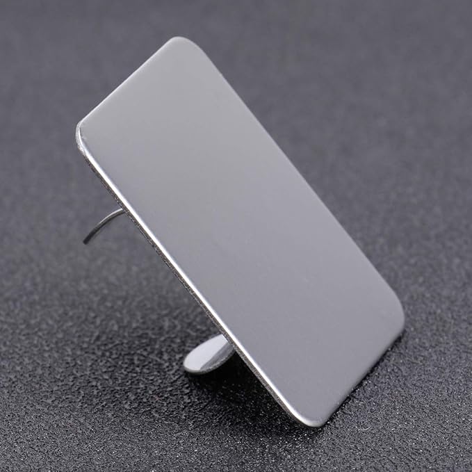 Minkissy Makeup Plate, Mini Nail Art Cosmetic Ring Palette Stainless Steel Foundation Mixing Palette with Spatula Tool