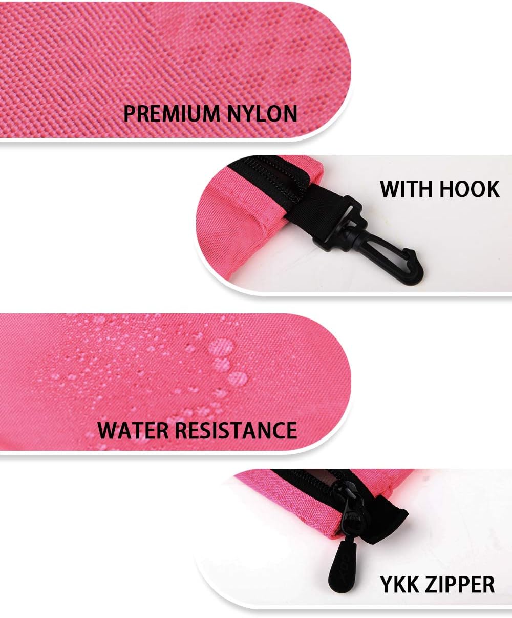 GOX Small Toiletry Bag for Men Bulk Cosmetic Bag Dopp Kit Carry On Zipper Pouch Organization Nylon Small Packing Sack Waterproof