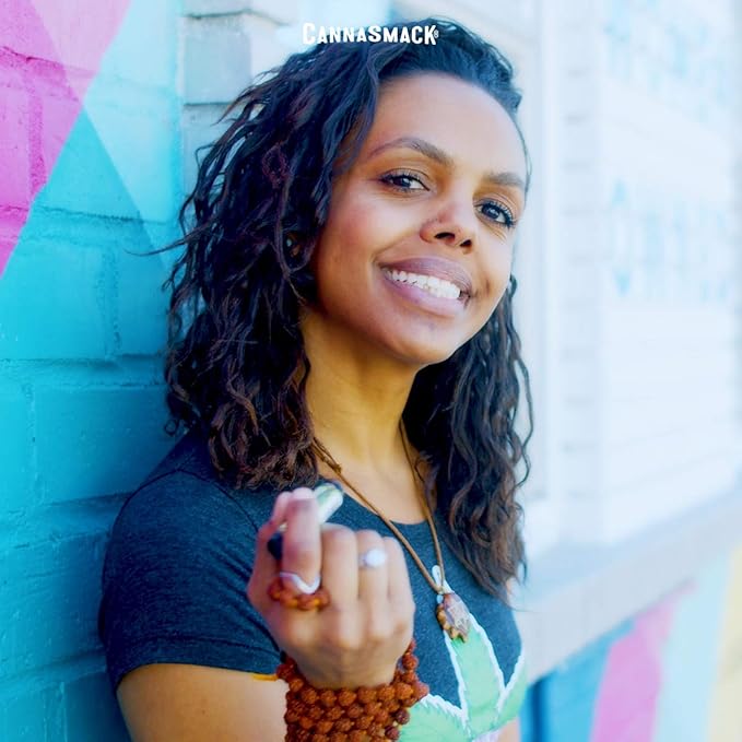 CannaSmack Natural Hemp Lip Balm - Sweet Mint Flavor - Besswax and Natural Botanical Extracs - Cooling & Moisturizing