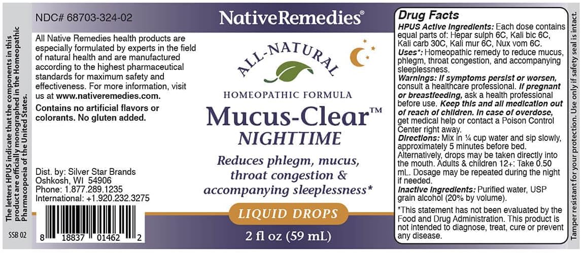 Native Remedies Complete Mucus-Clear ComboPack for 24 Hour Relief of Mucus & Phlegm Congestion