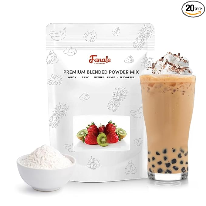 Fanale Premium Non-Dairy Creamer Bubble Tea Flavoring Powder | Perfect for Baking, Smoothies, Desserts and Drinks | Instant Flavoring Powder for Boba Milk Tea - 2.2 Pounds (Pack of 1)
