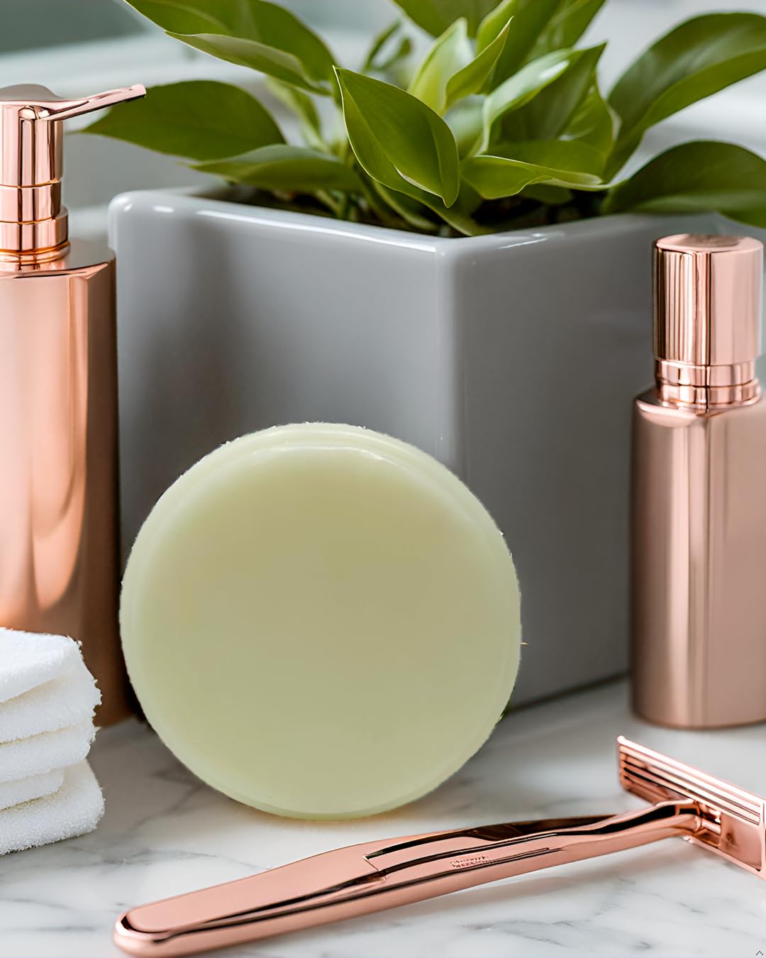 Women's Fragrance Free Shea Butter Shaving Soap – Ideal for Sensitive Skin, Long Lasting, and Perfect for Shaving Legs – Moisturizes and Rehydrates Skin (Pack of 3)