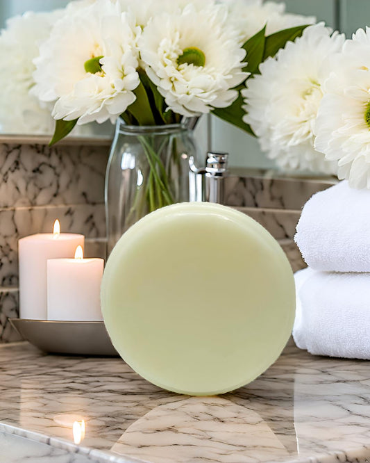 Women's Fragrance Free Shea Butter Shaving Soap – Ideal for Sensitive Skin, Long Lasting, and Perfect for Shaving Legs – Moisturizes and Rehydrates Skin (Pack of 3)