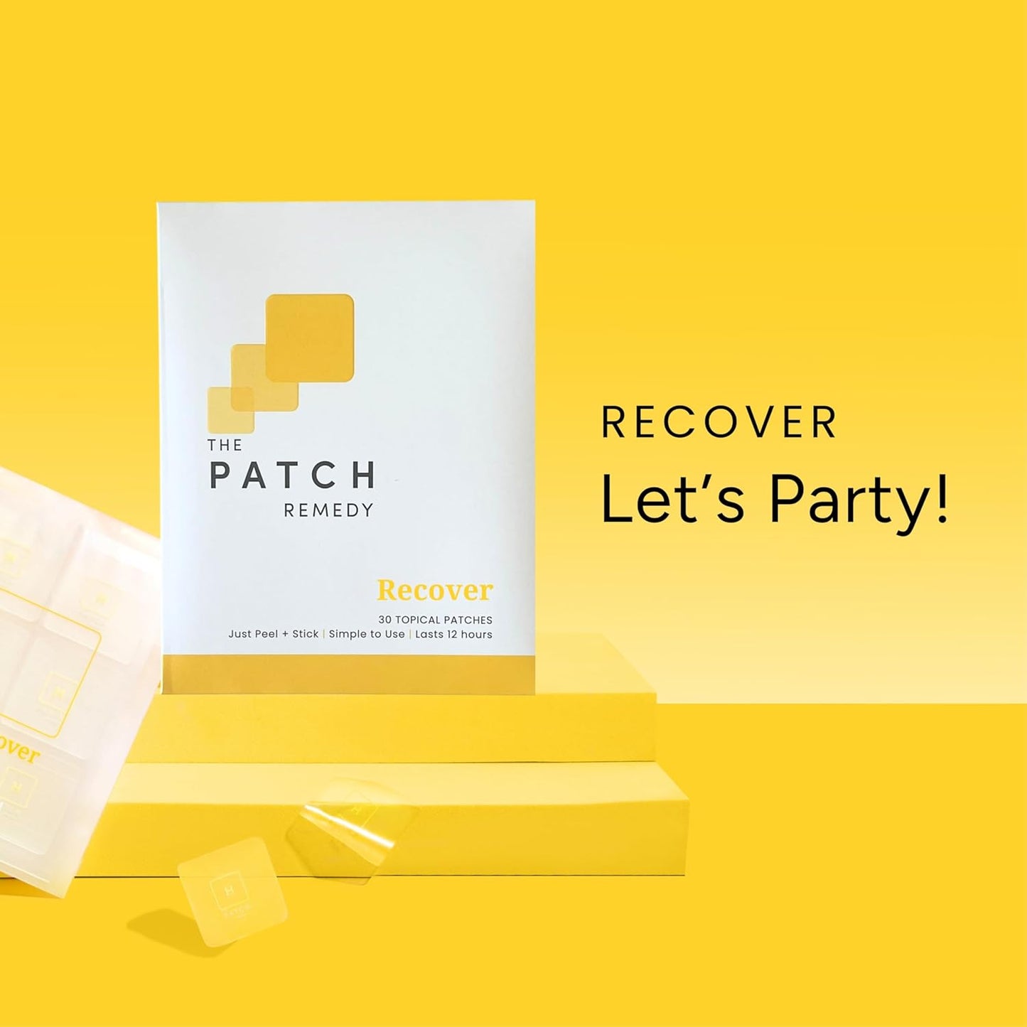 Recover Patch | Glutathione, Milk Thistle, NAC, Ginger, Ginseng & Prickly Pear | 30 Patches