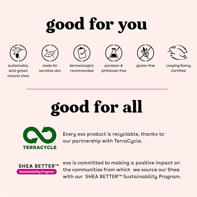 eos Sunset Sips Lip Butter Tube- Island Coconut, 24-Hour Moisture, Overnight Lip Mask, Lip Care Products, 0.35 fl oz (Pack of 2)