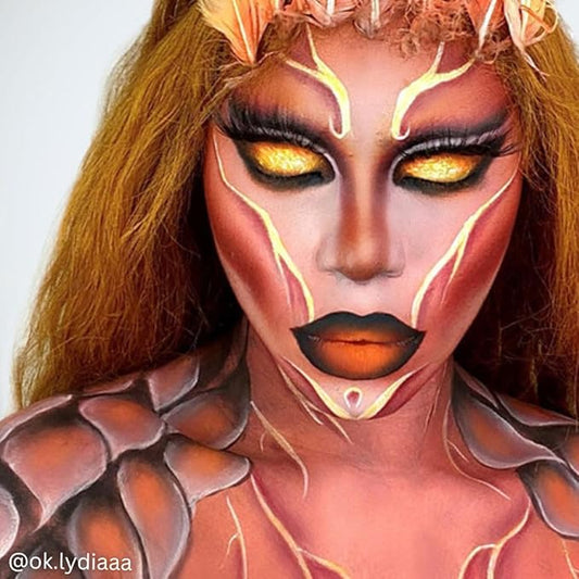 Mehron Makeup Color Cups | Stage, Foundation, Face Paint, Body Paint, Halloween | Face Paint Makeup | Greasepaint .5 oz (14 g) (Auguste)