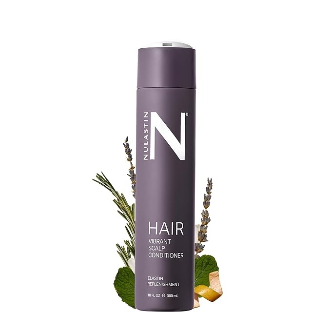 NULASTIN Vibrant Scalp Conditioner - Volumizing Hair Conditioner for Women & Men - Reduce Frizz & Breakage - Enhance Shine - Clinically Tested & Color-Safe - Silicone-Free & Vegan (10 Fl Oz)