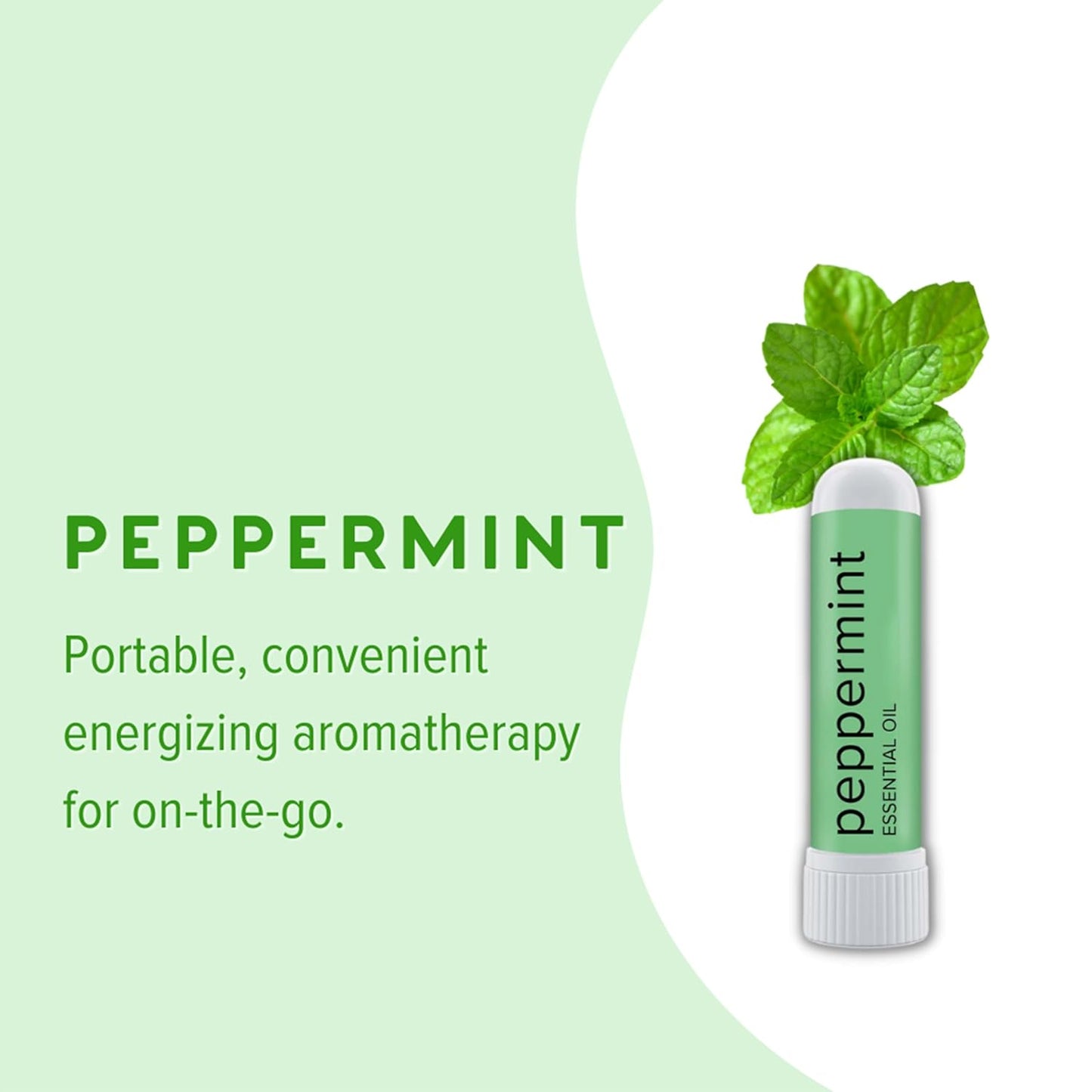 MOXĒ Peppermint Essential Oil Nasal Inhaler, Therapeutic No-Mess Aromatherapy, Cooling, Refreshing, Invigorating, Uplifts Mood and Positivity, Pure and Undiluted, Made in USA (3 Pack)`