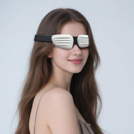 Sleep Mask for Side Sleeper Women Men, Eye Mask for Sleeping Light Blocking, Zero Eye Pressure 3D Sleeping, Gery