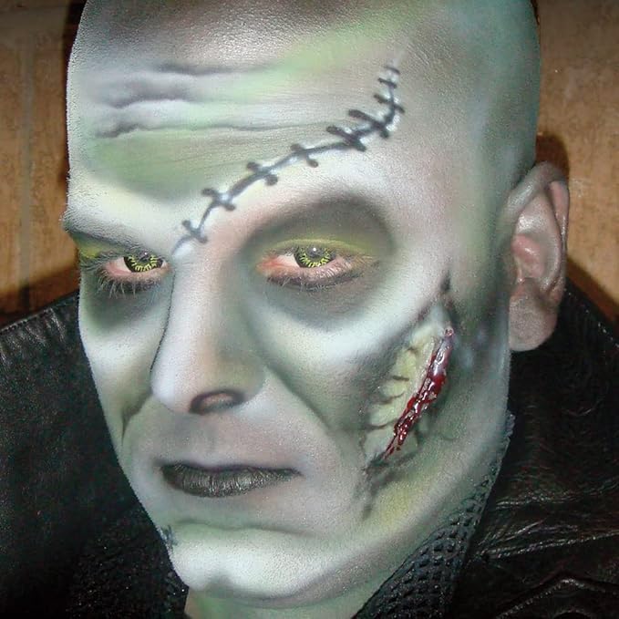 Mehron Makeup Premium Character Kits| Makeup Kits for Halloween & Cosplay| Made in the USA | Complete | Includes all Makeup, Tools, & Instructions on How to Create the Look | (Monster/Frankenstein)