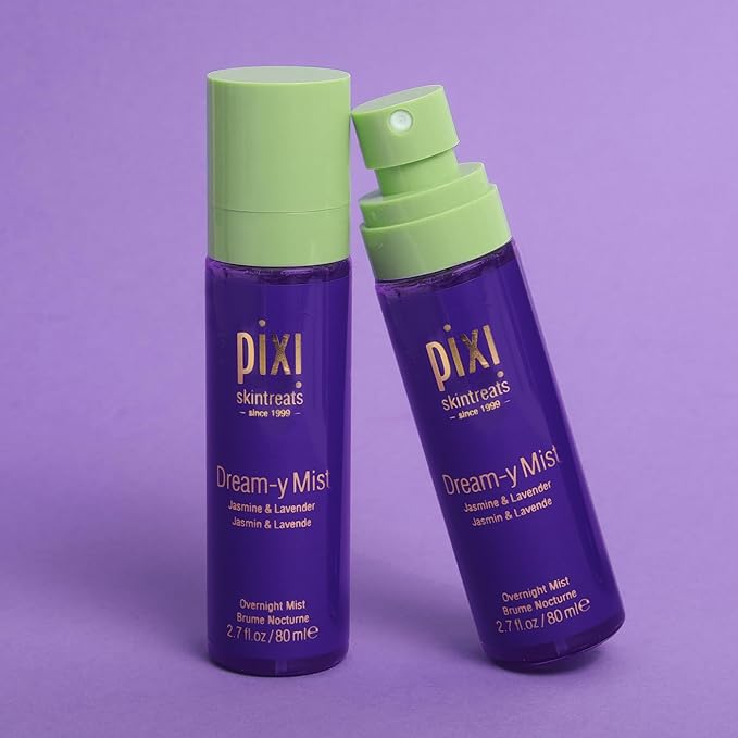 Pixi Beauty Dream-y Mist | Elixir Facial Mist | Help Hydrate & Preserve Skin with Jasmine, Lavender, Chamomile, 80ml
