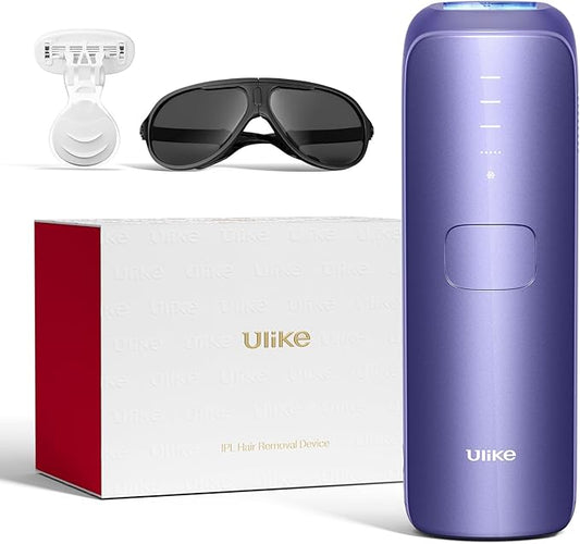 Ulike Laser Hair Removal for Women and Men, Air 3 Ice-Cooling IPL Device Hair Removal for Nearly Painless & Long-Lasting Results, 3 Modes & Auto Flashing for Fast Full Body Hair Removal from Home