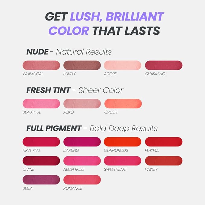 Wonderskin Wonder Blading Lip Stain Peel Off and Reveal Kit - Long Lasting, Waterproof Nude Lip Tint, Transfer Proof Natural Lip Stain Kit (Lovely)