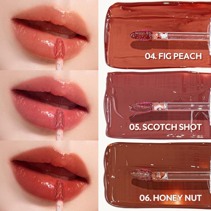 TIRTIR Waterism Tinted Lip Gloss #02 Merry Coral, 0.14 Fl Oz – Kiss Ready Lipgloss, 12H Long Lasting Non Sticky Natural Tinted Glow Korean Multiuse Cheek and Lip Tint for Women gift