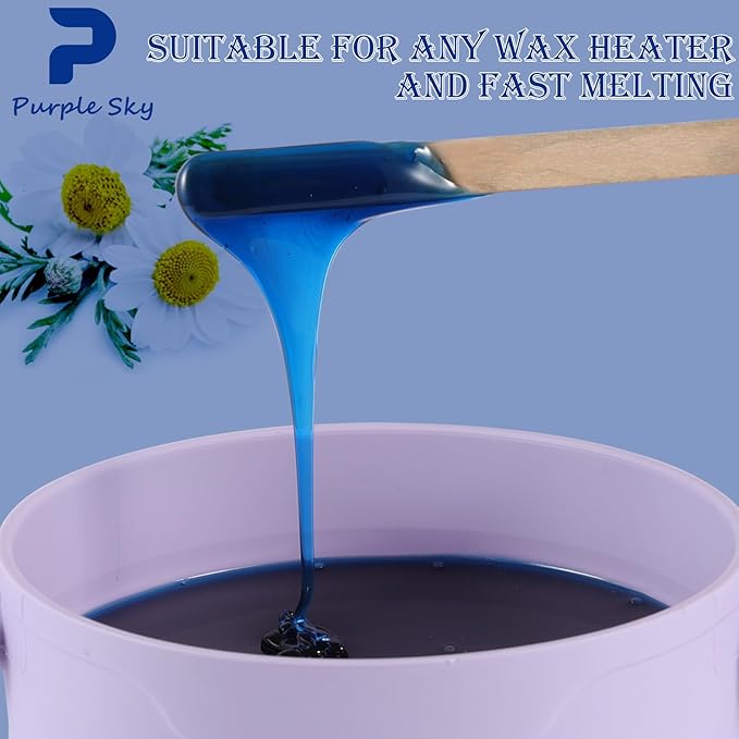 Wax Beads Bulk, 80oz Large Capacity Brazilian Waxing for Hair Removal, Face Wax Beans for Coarse Hair, Bikini, Leg, Eyebrow, Salon SPA Party Gift