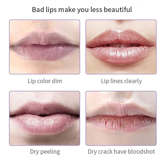 Lip Mask,Honey&Sakura Day and Night Repair Lip Sleeping Masks Honey Lip Balm, Fade Lip Lines Bee Balm Lip Balm, Hydrating &Prevention Dry and Crack Lip Scrubs Exfoliator (day and night)