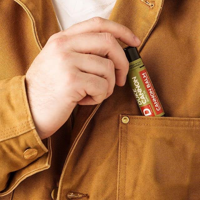 Duke Cannon Supply Co. Tactical Lip Protectant Cannon Balm 140 for Men (Blood Orange Mint) Multi-Pack - Superior Performance, Heavy-Duty, SPF 30, Large Balm for Hard Working Men, 0.56 oz (3 Pack)