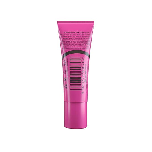 Hot Pink Balm, Multi-Purpose Natural No Fragrance, for Hydrating Lips, Skin, Hair, Cuticles, Nails & Beauty Finishing (10 ml)