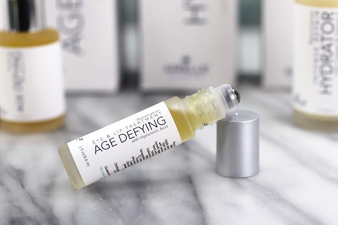 Airelle Age-Defying Eye and Lip Treatment | Anti Aging, Helps Reduce Wrinkles, Fine Lines | Dermatologist Recommended | Hyaluronic Acid, Berrimatrix | Natural Ingredients | .3 Fl Oz