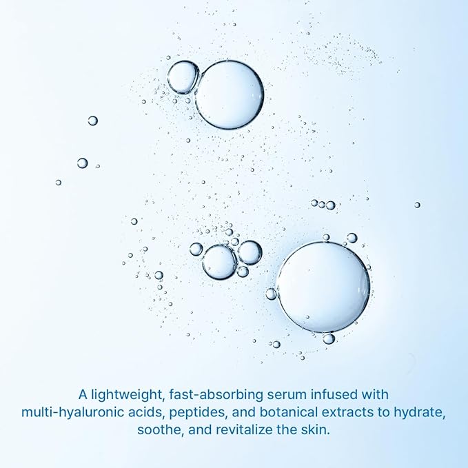 Deep Hydration Serum - Cica PDRN + Hyaluronic Acid + Ceramide, Panthenol, Smooths fine line for plump glass skin, Korean Skincare 30ml 1.01 fl.oz