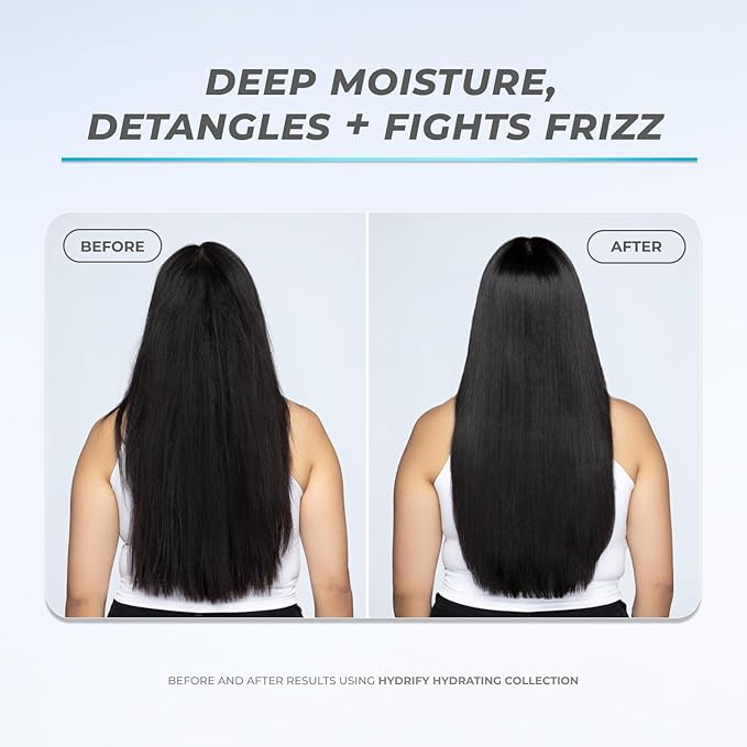 XMONDO Hydrify Ultra Hydrating Mask - Deep Conditioning Treatment for Dry, Damaged Hair, Intense Moisture with Hyaluronic Acid, Shea Butter, and Our Signature 6 Oil Blend 7.95 fl. oz.,