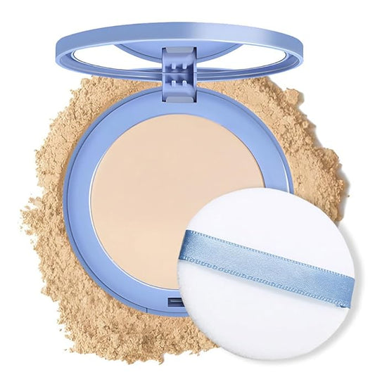 Pressed Matte Face Powder Makeup & Setting Powder for Poreless Wrinkle Blurring Contour Concealer Finishing,Lightweight,High Coverage,Shine Control, N.W 10g (01#)