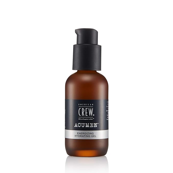 American Crew Men's Moisturizing Gel and Essential Travel Kit with Shampoo, Shave Cream, Gel by American Crew Acumen