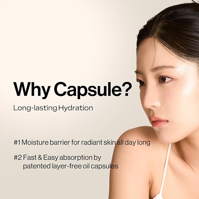 d'alba Piedmont Italian White Truffle Oil Capsule Cream, Glass Skin with Vita-Cera Oil Capsules, Deep Hydration Face Moisturizer (1.94 oz.)