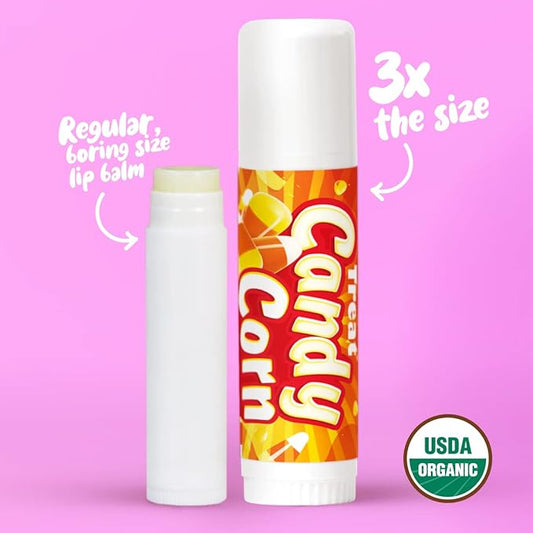 TREAT© Jumbo - Cruelty Free .50 OZ (CANDY CORN LIP BALM)