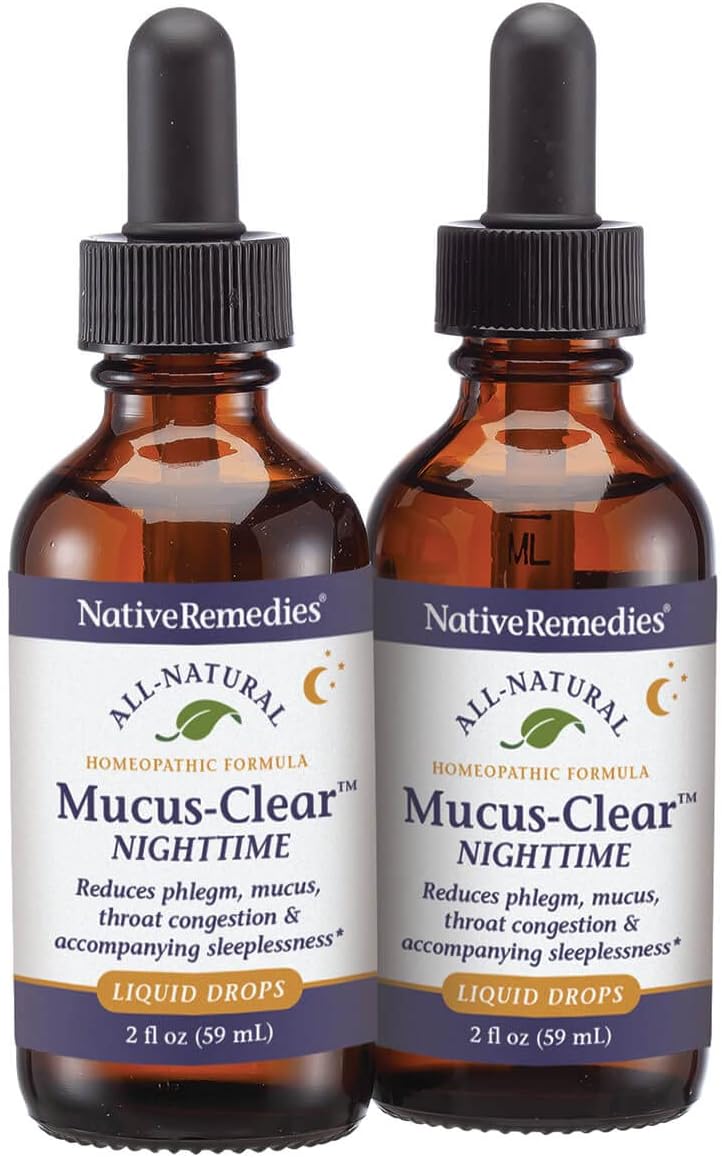 Native Remedies Mucus-Clear Nighttime 2 Pack