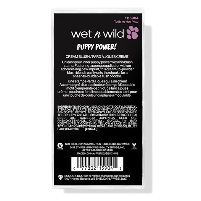 wet n wild Scooby Doo Collection Puppy Power! Cream Blush - Talk to the Paw