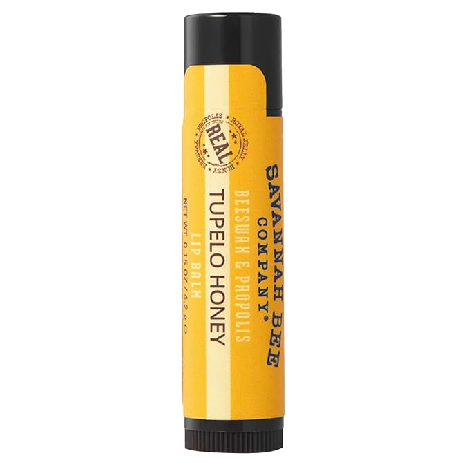 Savannah Bee Company Lip Balm - Lip Moisturizer for Chapped Lips - Hydrating Lip Balm with Pure Honey