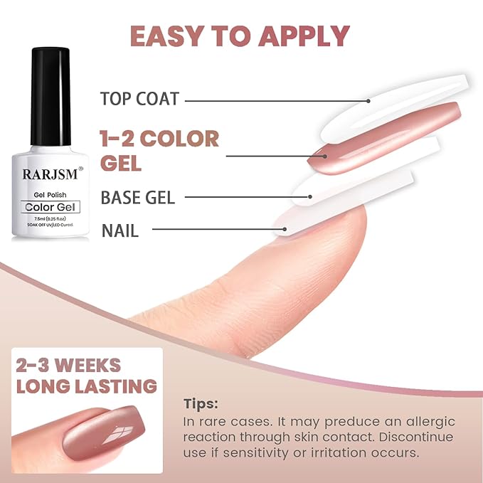 RARJSM Nude Glitter Cat Eye Gel Nail Polish Set 6Pcs Ceramics Pink Light Purple Brown Velvet Shimmer Smoothie Cateye Gel Polish with Magnetic Stick UV LED Curing Require Home Salon Nail Design