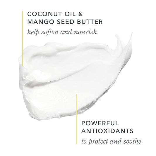 Beekman 1802 Coconut Cream Whipped Body Cream - Scented - 8 oz - Moisturizes, Soothes & Softens - With Coconut Oil & Mango Seed Butter - Microbiome Friendly - No Irritation - Good for Sensitive Skin