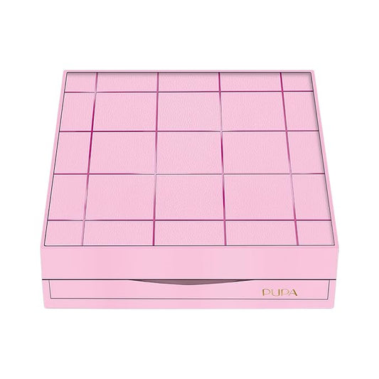 Pupa Milano Pupart M Makeup Palette, 002 Pink, 0.6 oz - Makeup Kit - Blush - Concealer - Highlighter - Eyeshadow - Lip Gloss - Lip Cream - Face Makeup