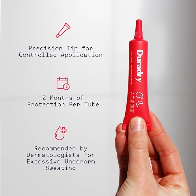 Sweat Minimizing Gel Antiperspirant for Men and Women - Prescription-Strength, Formulated for Excessive Underarm Sweating and Hyperhidrosis - 0.4 Fl Oz