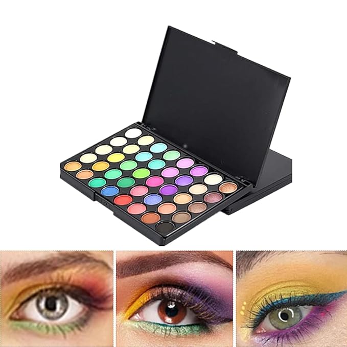 Eyeshadow Palette 40 Color Makeup Palettes Matte Eyeshadow Waterproof Makeup Mixer Palette Make-up For Women Beauty (Type A)