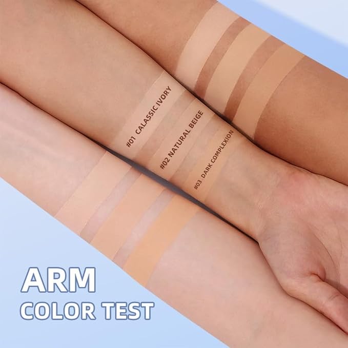 Oil Control Face Pressed Powder,Matte Smooth Setting Powder Makeup,Waterproof Long-Lasting Makeup Setting Powder,Oil Control Flawless Finish,Lightweight,Residue-Free (02 NATURAL BEIGE)