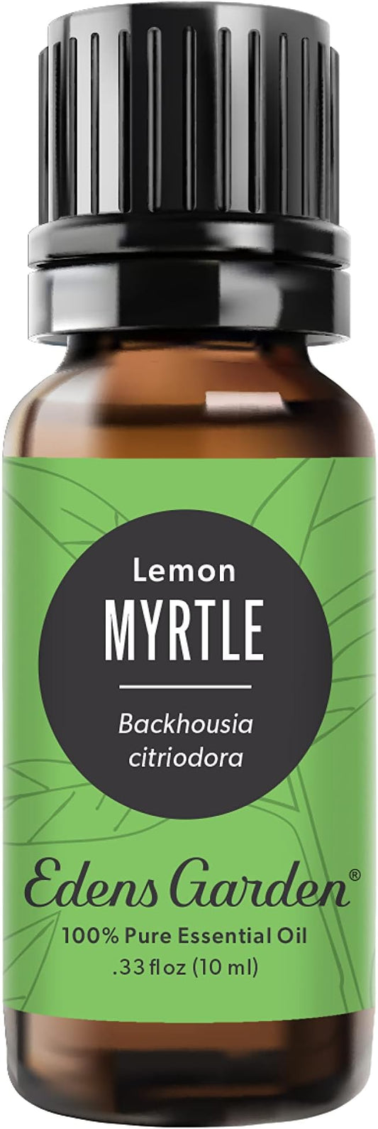 Edens Garden Myrtle- Lemon Essential Oil- 100% Pure Premium Grade, Undiluted, Natural, Therapeutic, Aromatherapy, The Best for Diffuser, Candle, Laundry, Humidifiers 10 ml (.33 fl oz)