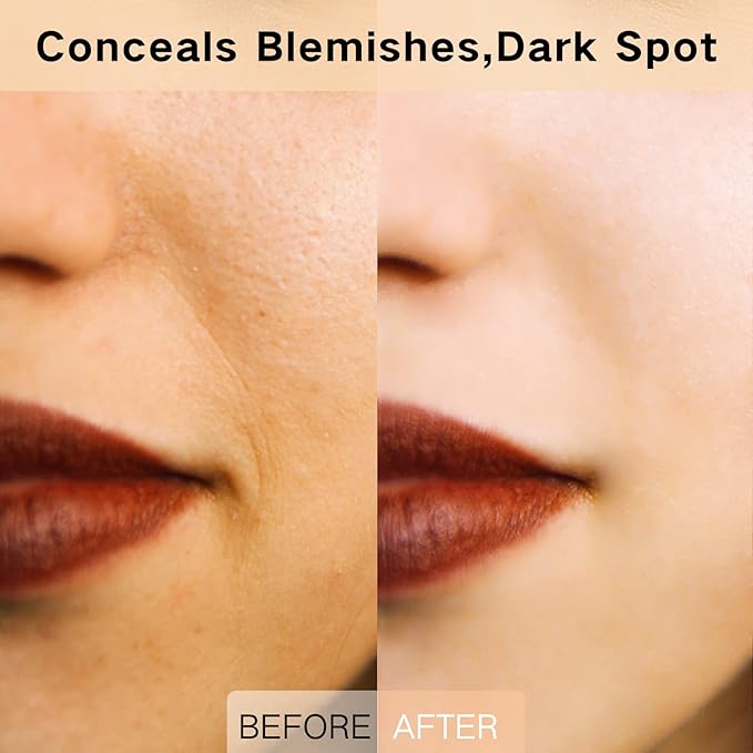 MEICOLY Face Color Correcting Palette, 6 Colors Correctors,Cream Concealer Camouflage Makeup Palette with 8 pcs White Makeup Sponges,Conceals Dark Circles, Blemishes, and Redness,Cruelty Free,Corrector