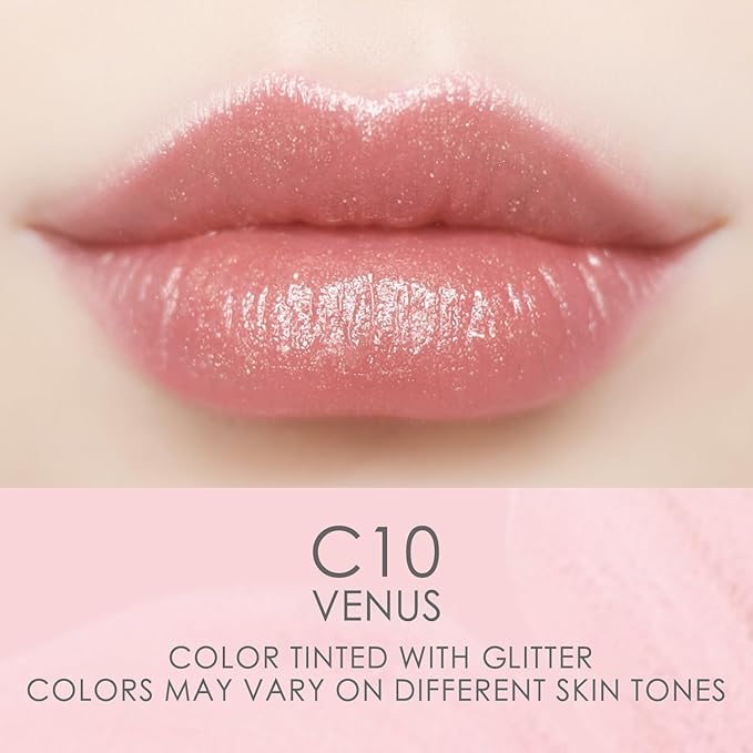 CATKIN Lip Balm Color Tinted Lipstick Ultra Hydrating Lip Deep Moistrurize Chapstick with Vitamin E Nourishing For Cracked & Dry Lips 0.12 oz (2pcs（01+10）)