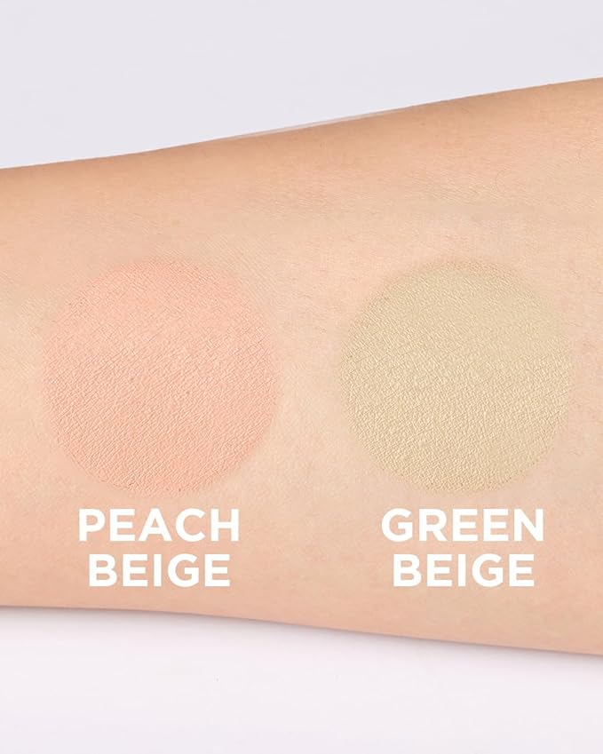 THESAEM Cover Perfection Pot Concealer #Peach Beige - High Adherence & Coverage Balm, Conceals Dark Circles, Corrects Dark Under Tones, Matte Finish Sebum Control for Oily and Combination Skin