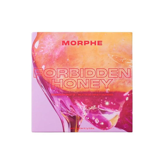 Morphe Forbidden Honey Artistry Palette - Foil-Effect Eyeshadow Palette with Matte, Shimmer & Foil Finishes - Pink & Brown Eyeshadow with Luminous Payoff (0.35 oz)