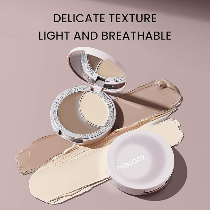 Moon Glow Contour & Glow Palette, Lightweight Cream Contour and Highlighting Makeup Kit, Blendable & Buildable Color, Travel Friendly, Vegan, Cruelty Free, Step-by-Step Instructions Included